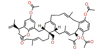 Longithorol A pentaacetate
